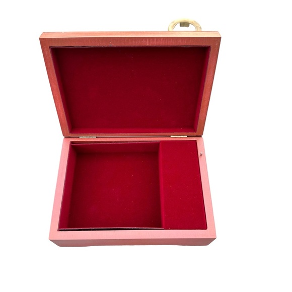 Vtg 80s Reuge Wooden Floral Swiss Musical Movement Jewelry Box Plays MEMORY 9” - Picture 5 of 12